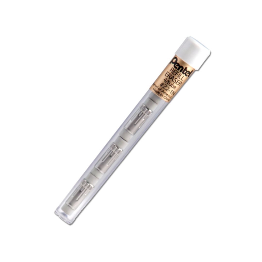 Pentel Z2-1N Mechanical Pencil Eraser Refill - Set of 4