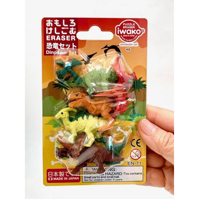 Iwako Set Erasers (blister pack)