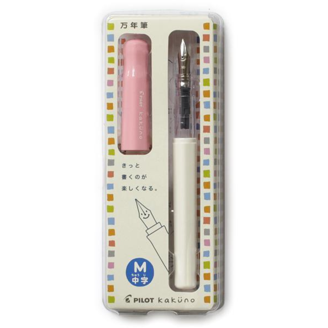 Pilot Kakuno Fountain Pen - Pink