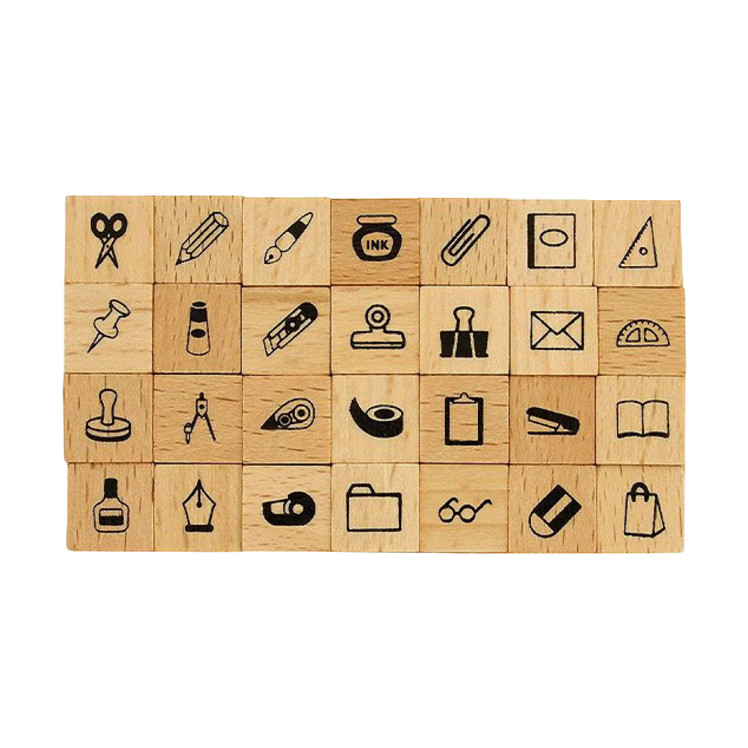 Kodomono Kao Stamp - Stationery Symbols - Large