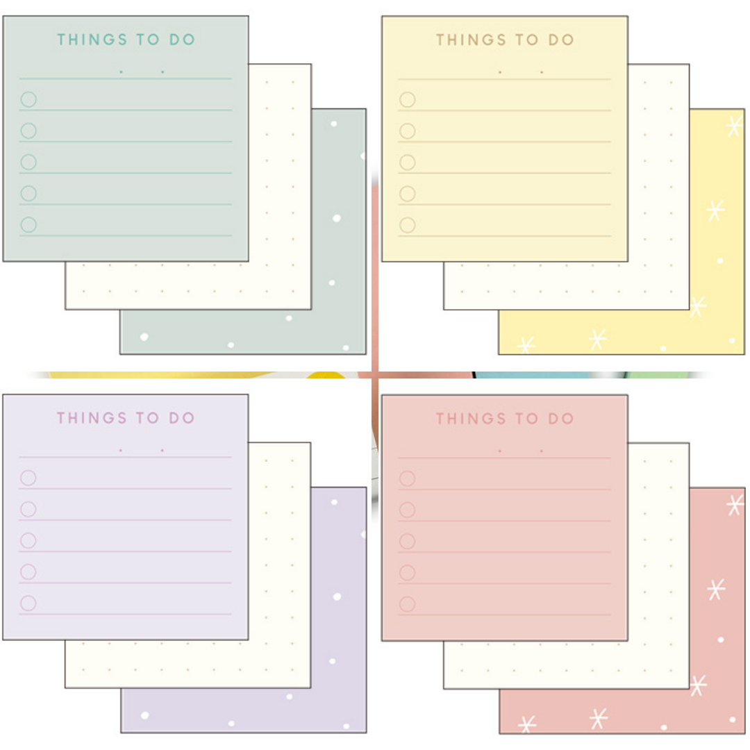 Labclip Block Sticky Note Meets Planner / TO DO Sticky Notes