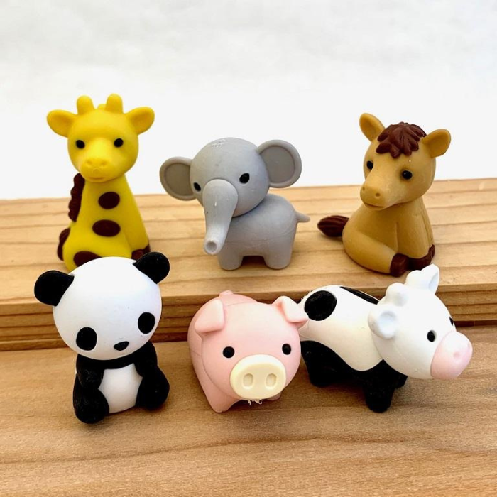 Iwako Set Erasers (blister pack)