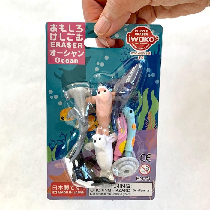 Iwako Set Erasers (blister pack)