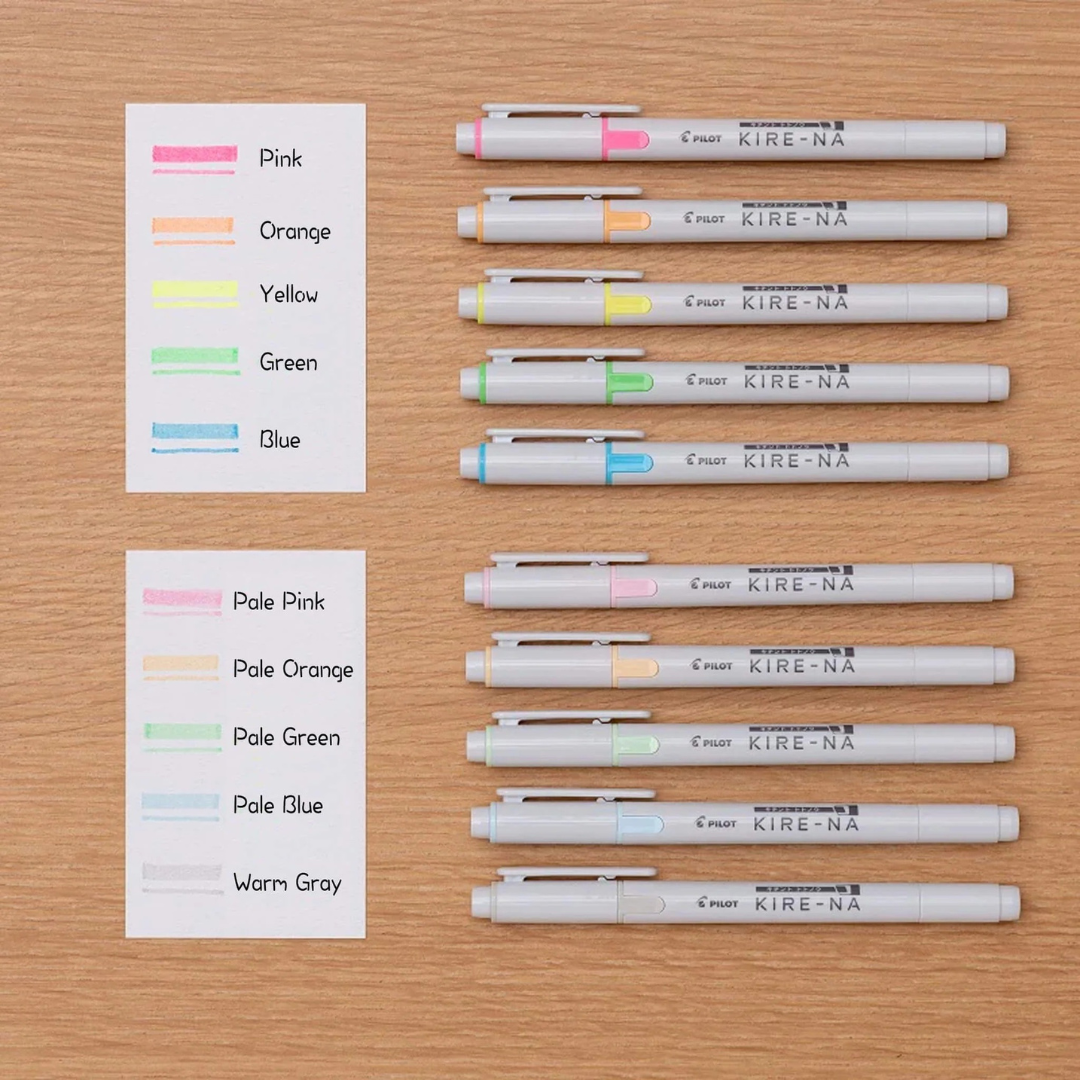 Pilot Kire-Na Highlighters Sets