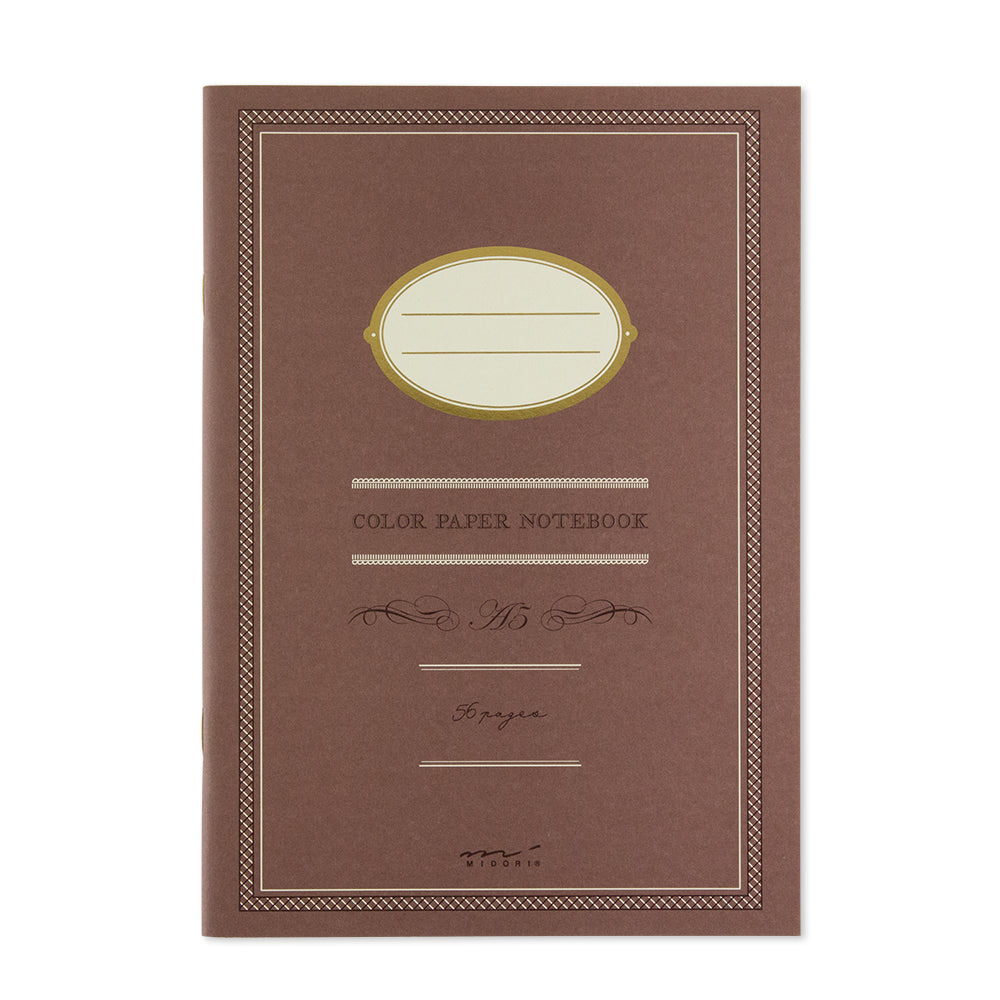 Midori Line Ruled Colour Notebook - A5 - 56 Pages