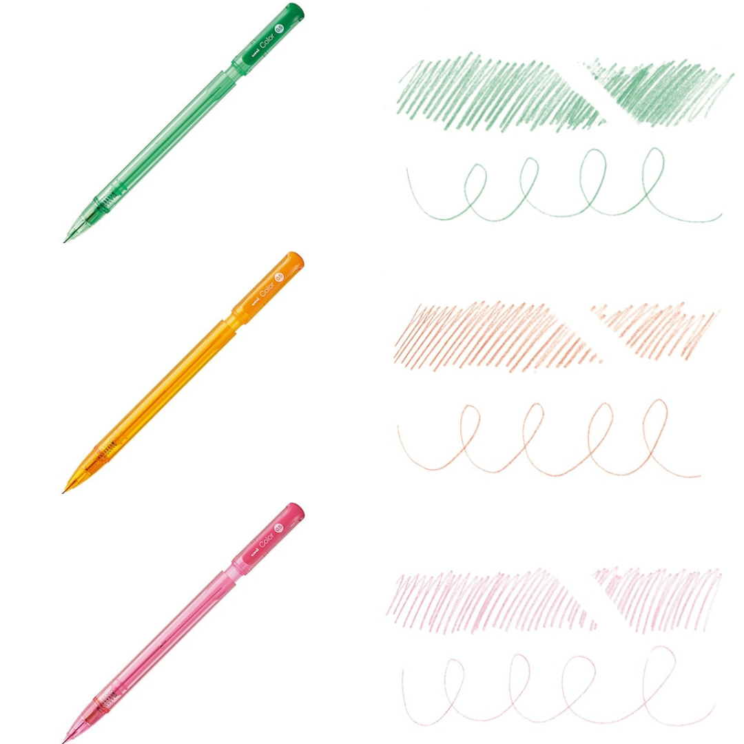 Uni Color Erasable Mechanical Pencil 0.5 & 0.7 mm