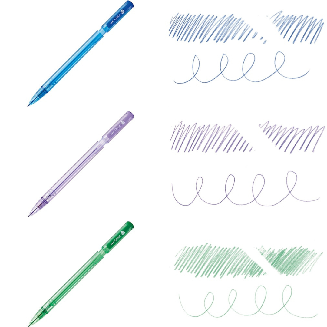 Uni Color Erasable Mechanical Pencil 0.5 & 0.7 mm