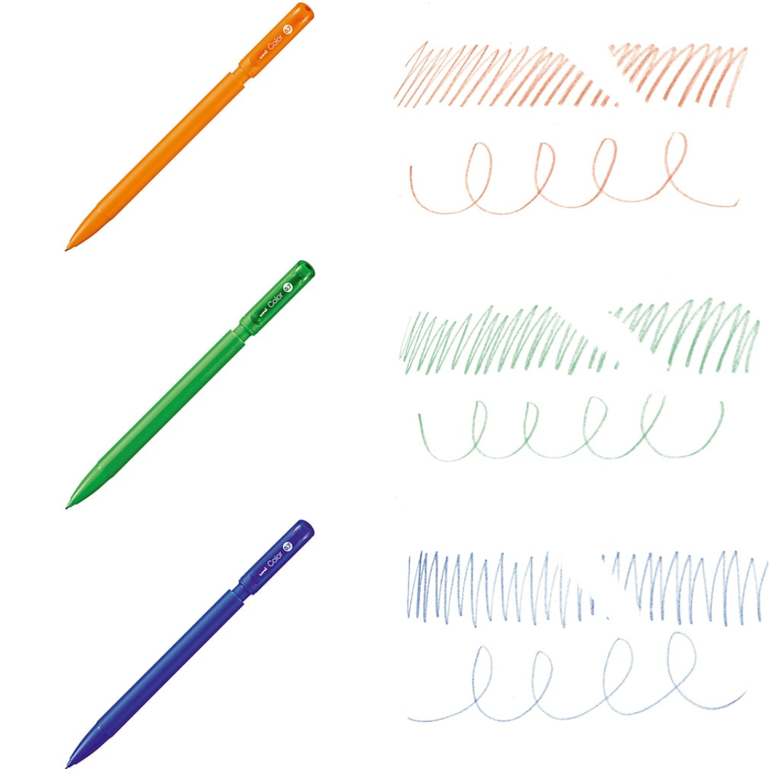 Uni Color Erasable Mechanical Pencil 0.5 & 0.7 mm