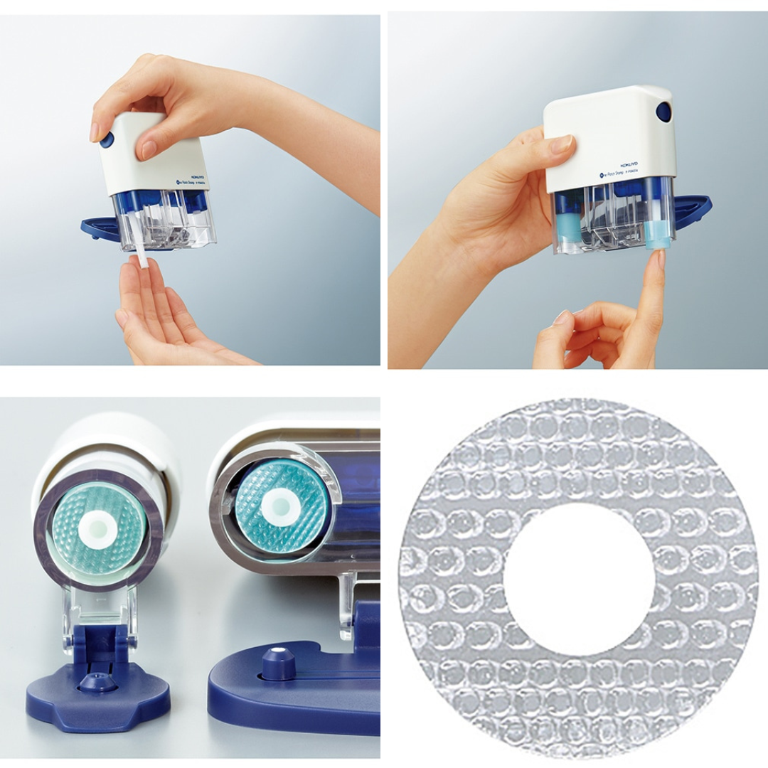 Kokuyo One Patch Hole Reinforcer Sticker Punch - 2 Hole