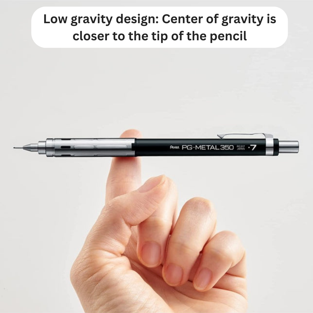 Pentel PG-Metal 350 Mechanical Pencil - 0.7 mm
