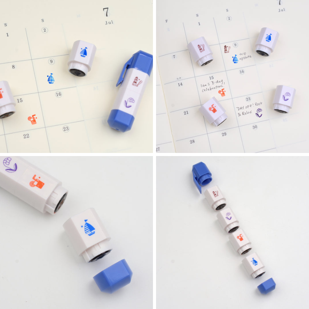 Sanby x Eric Small Things Schedule Icon Stamp - Relax