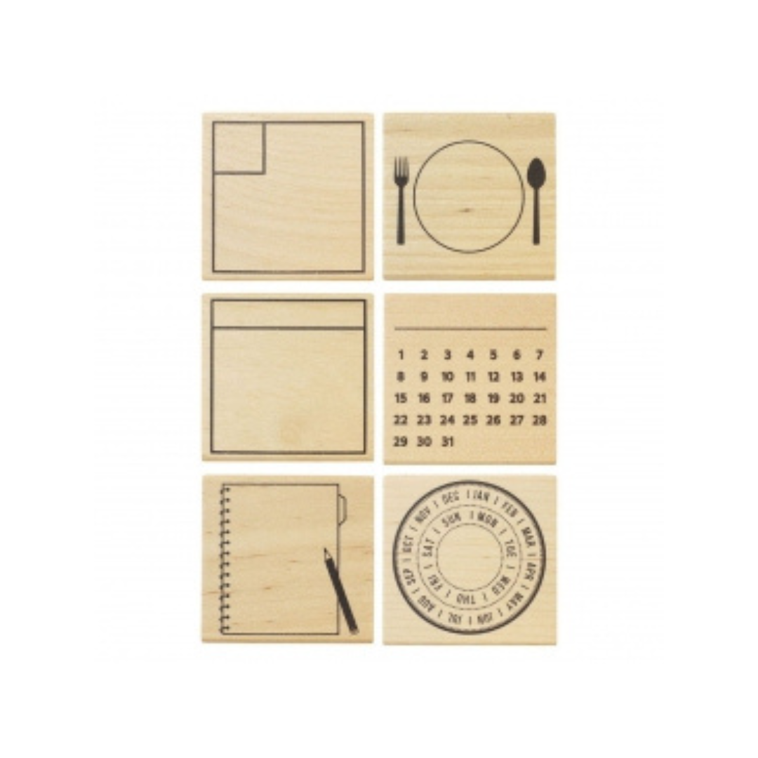 Kodomono Kao Wooden Stamp - Mini Memo
