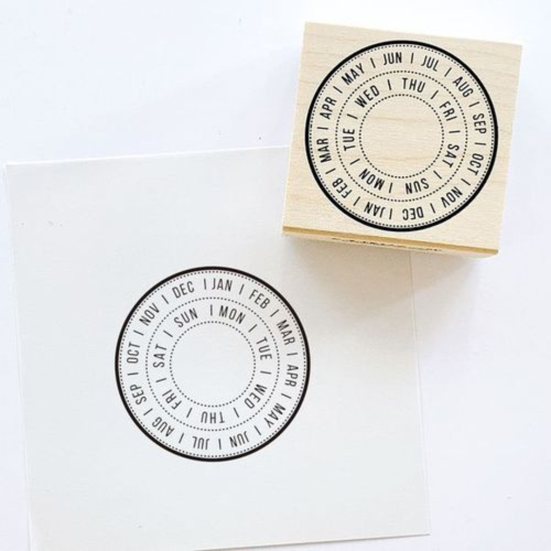 Kodomono Kao Wooden Stamp - Calender
