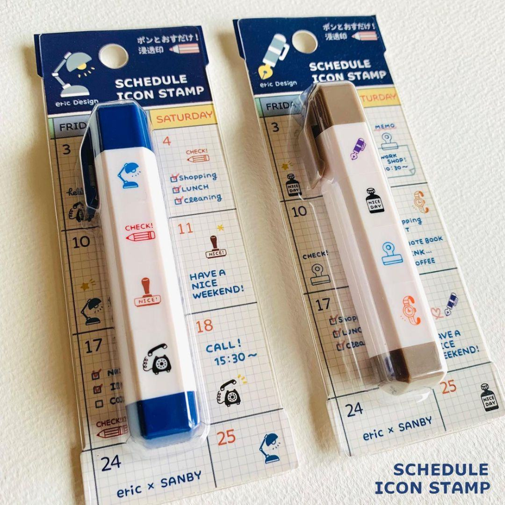 Sanby x Eric Small Things Schedule Icon Stamp - Relax