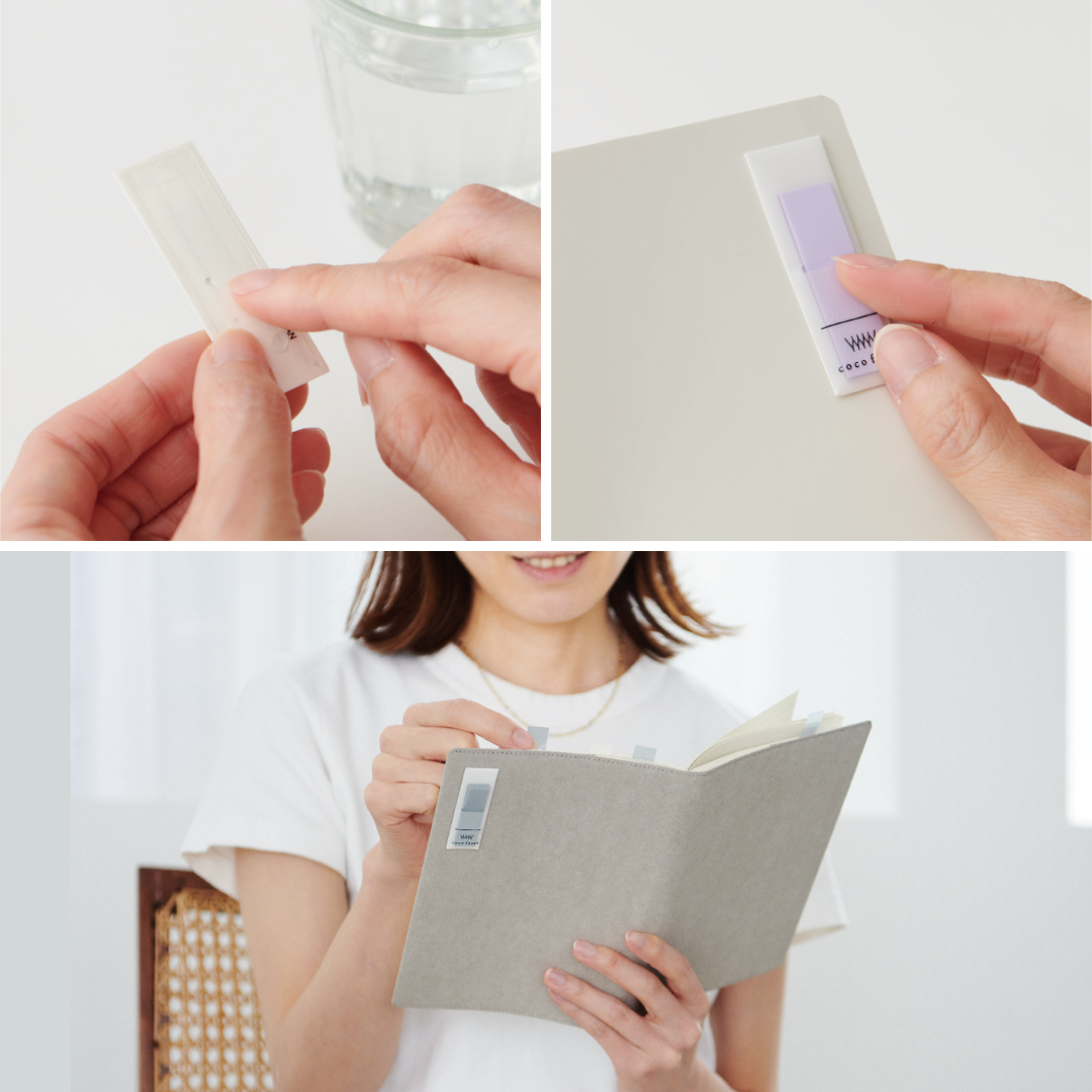 Kanmido Coco Fusen Sticky Notes - Medium - Bookmark Pastel