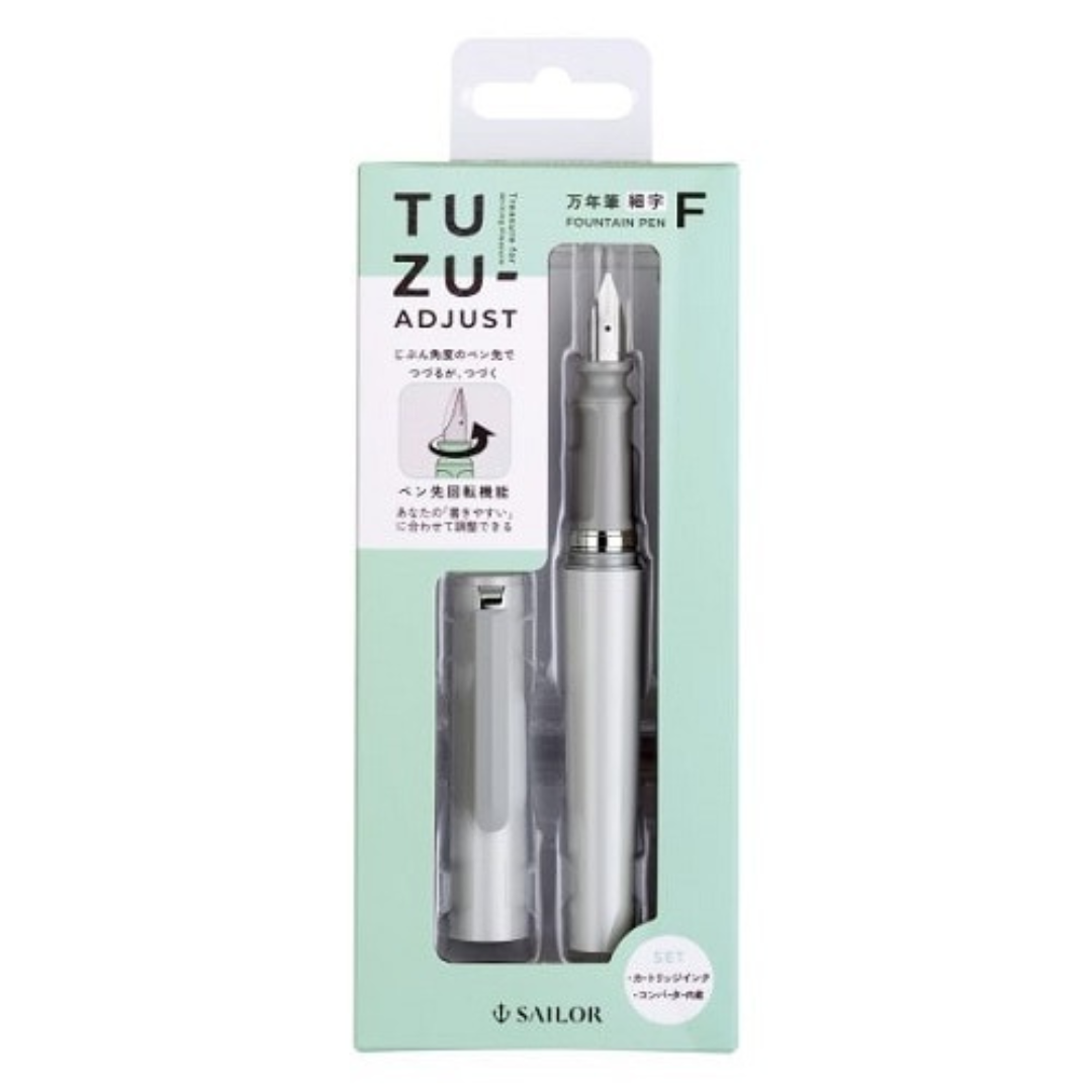 Sailor Compass TUZU Adjust Fountain Pen - Gray