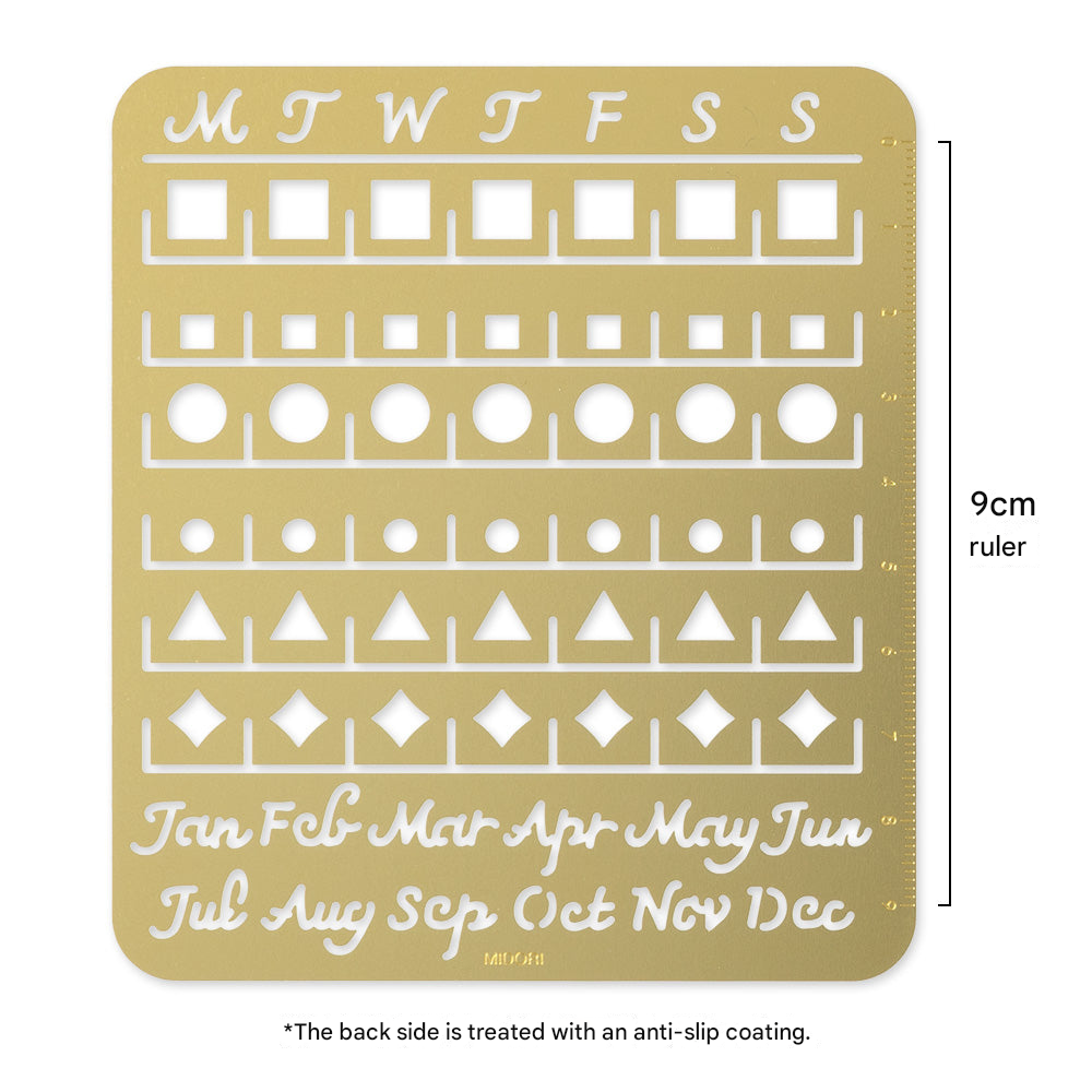 Midori Calender Template Monthly Block