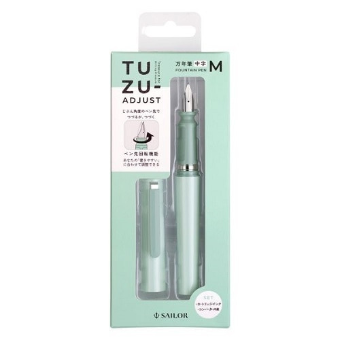 Sailor Compass TUZU Adjust Fountain Pen - Green