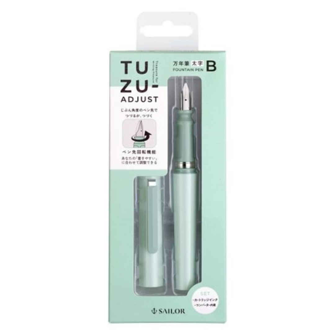 Sailor Compass TUZU Adjust Fountain Pen - Green
