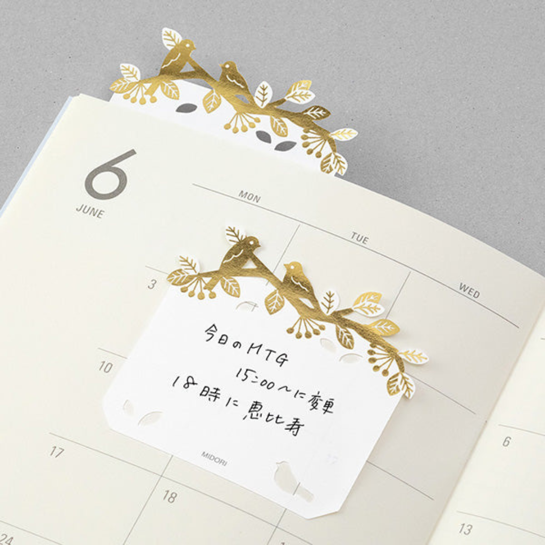 Midori Die-Cut Sticky Notes - Foil Type
