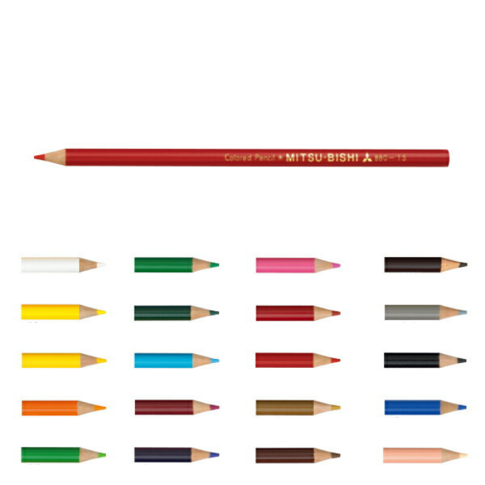 Mitsubishi Uni Colored Pencil 880 - Single