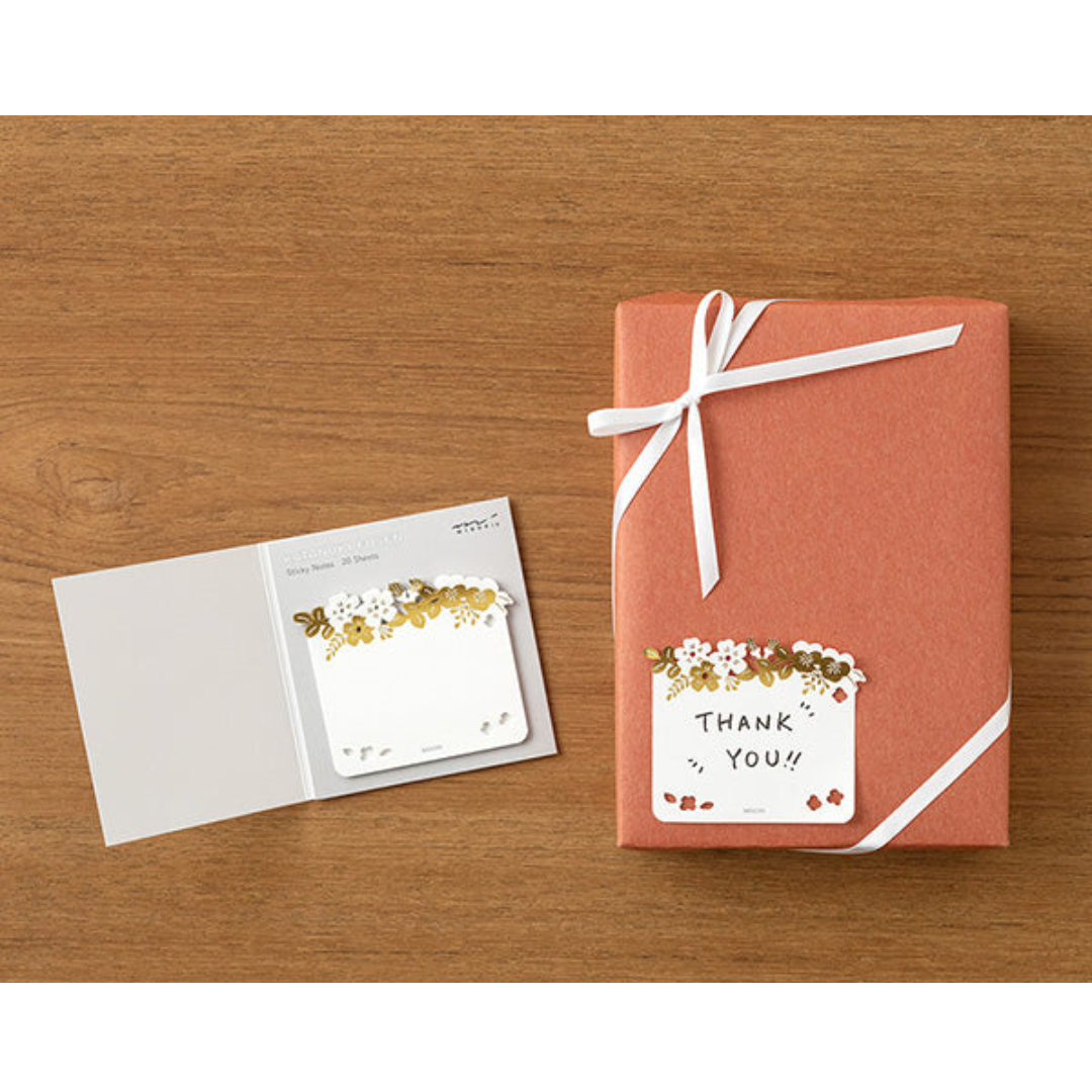 Midori Die-Cut Sticky Notes - Foil Type