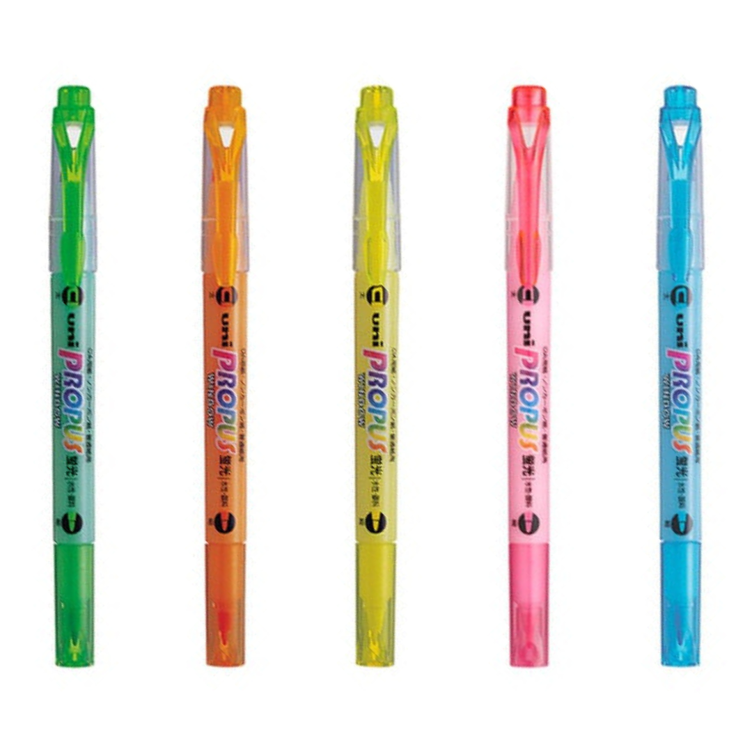 Uni Propus Window Double-Sided Highlighter - 4.0 mm / 0.6 mm - Single