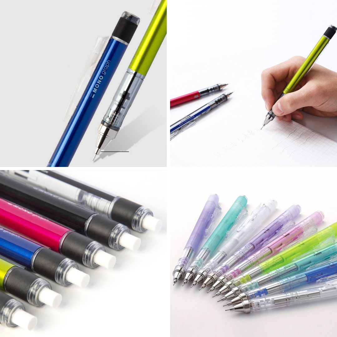 Tombow Mono Graph Shaker Mechanical Pencil Clear Models - 0.5 mm