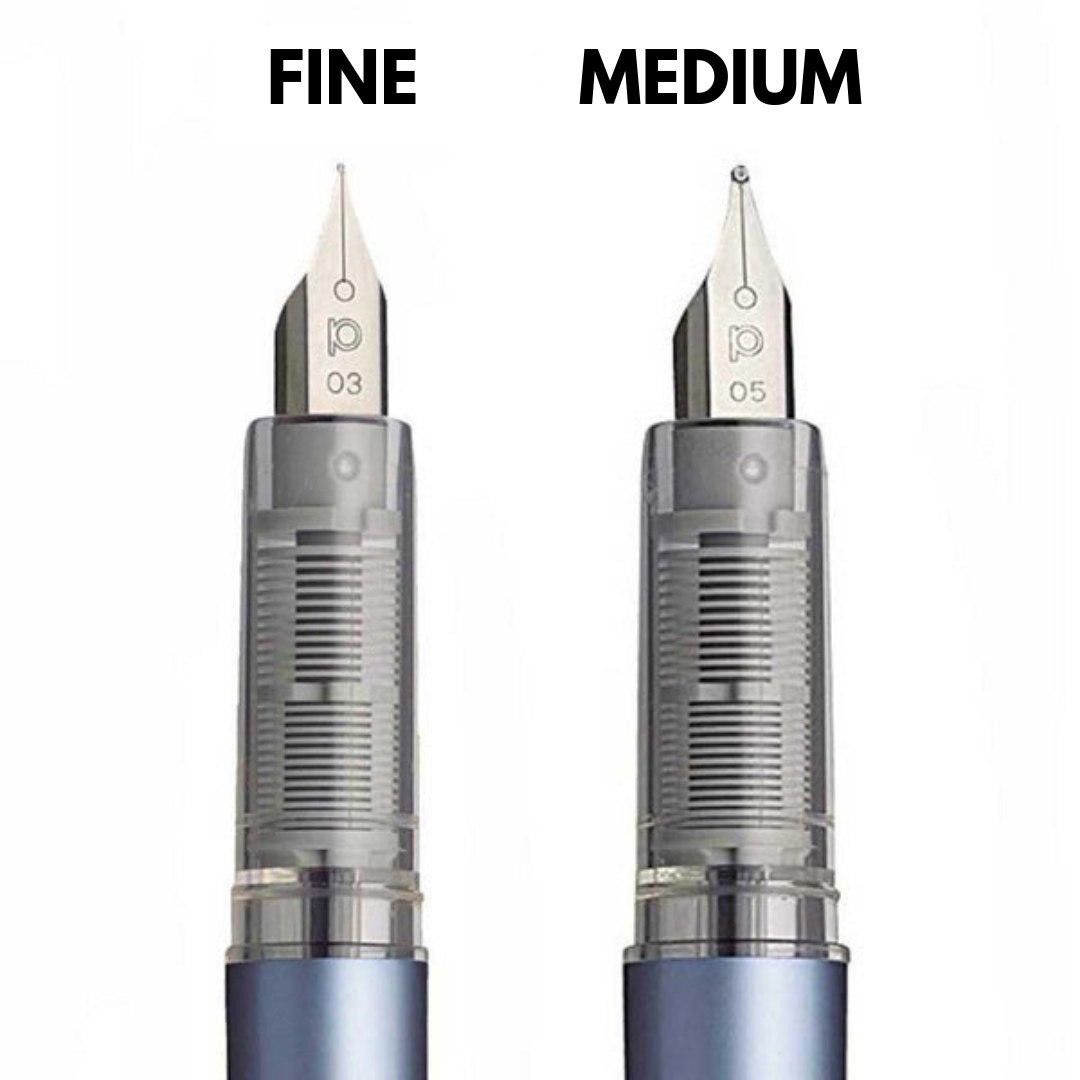 Platinum Plaisir Fountain Pen - Frosty Blue