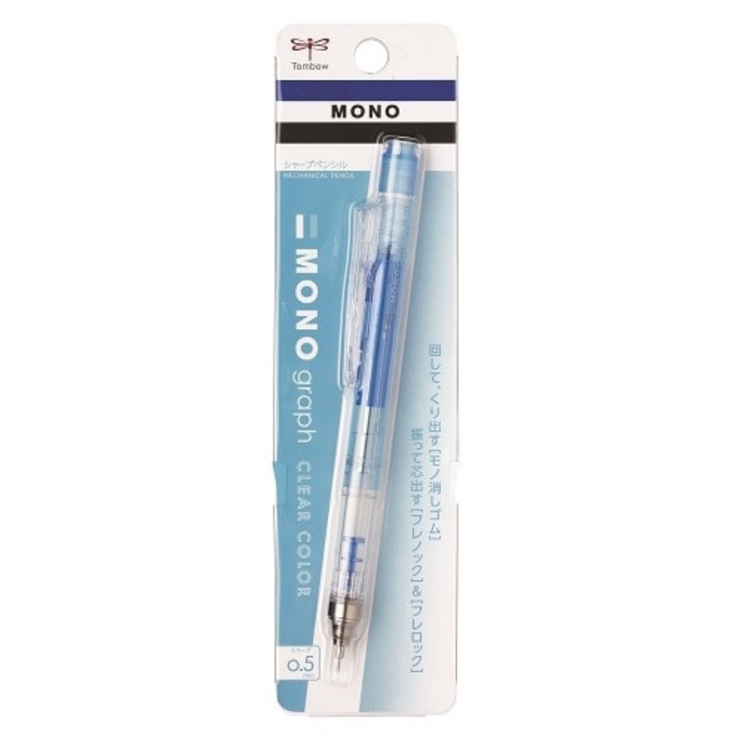 Tombow Mono Graph Shaker Mechanical Pencil Clear Models - 0.5 mm