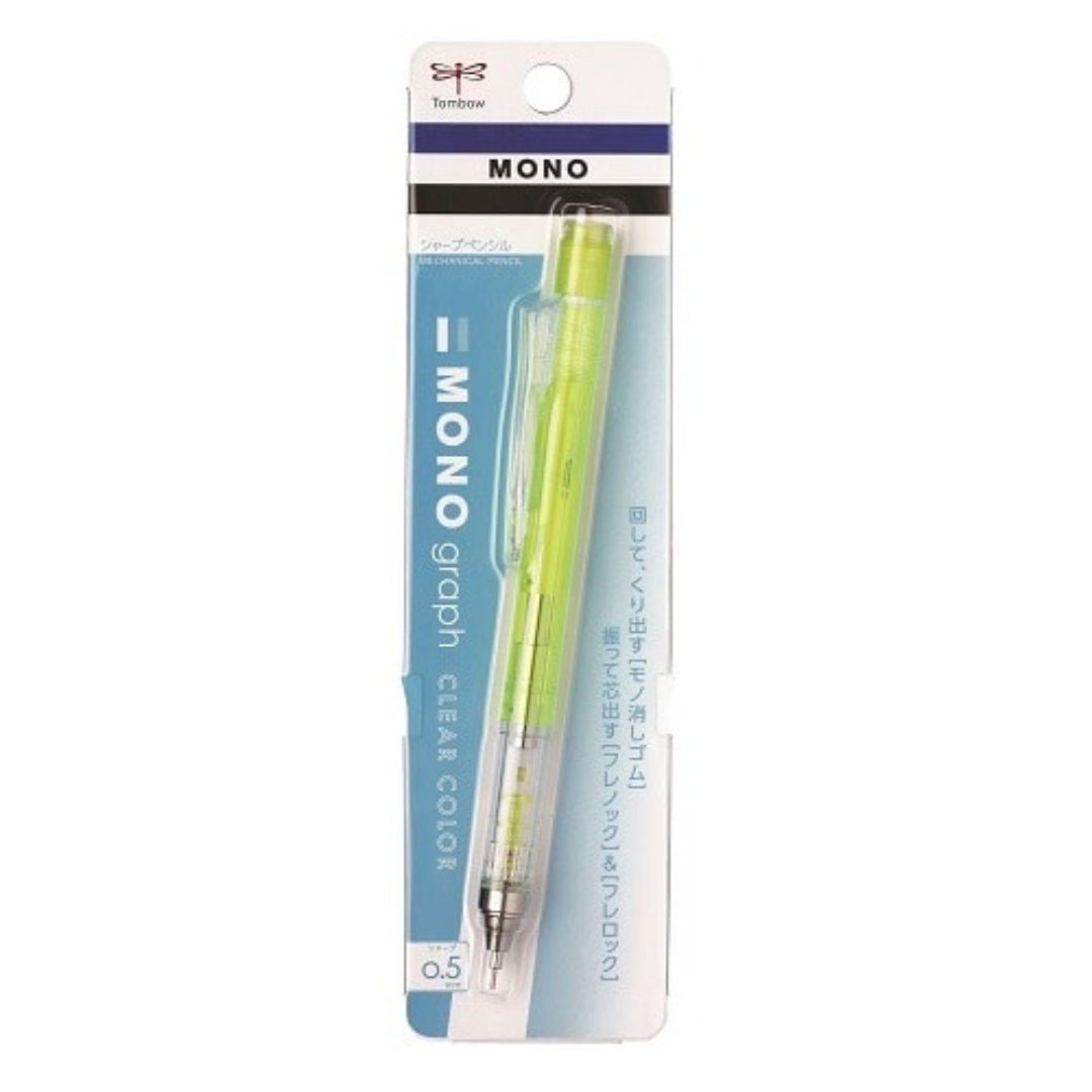 Tombow Mono Graph Shaker Mechanical Pencil Clear Models - 0.5 mm