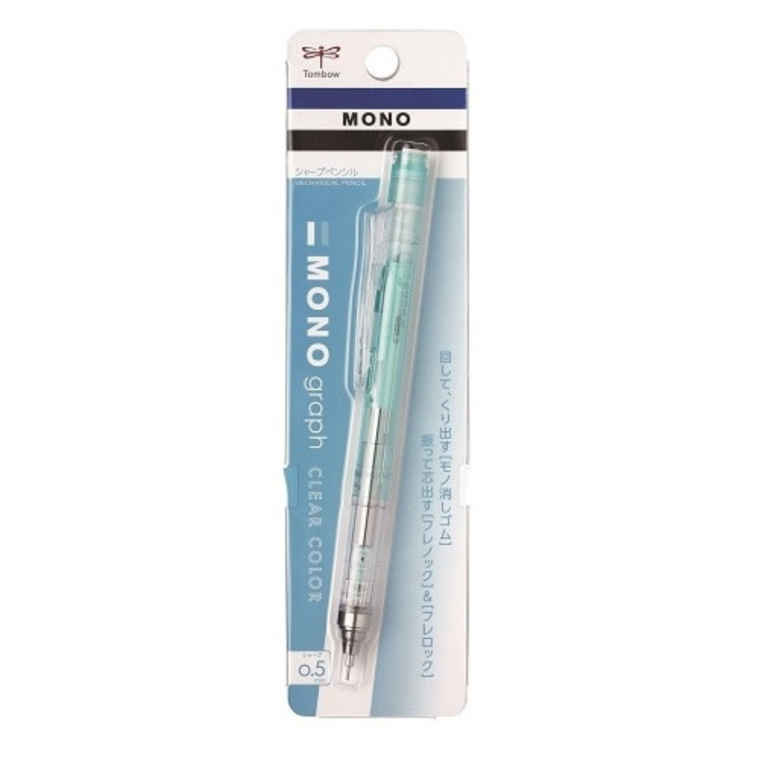 Tombow Mono Graph Shaker Mechanical Pencil Clear Models - 0.5 mm