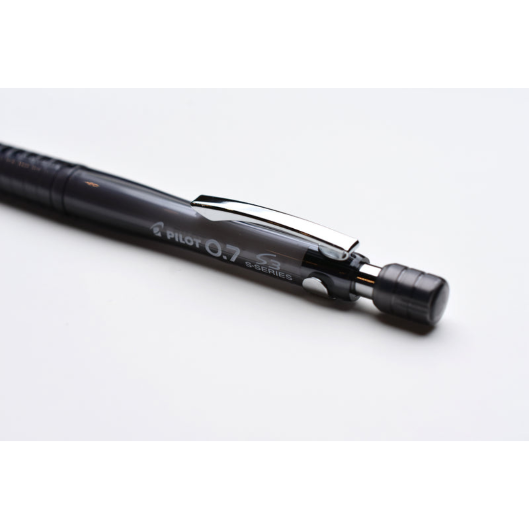 Pilot S3 Drafting Pencil - Transparent Black