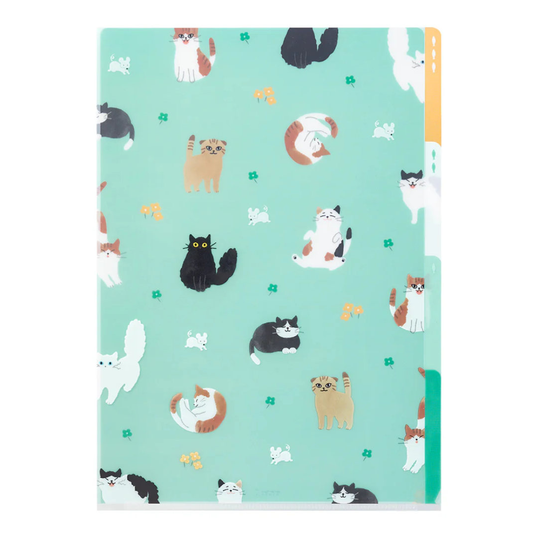 Midori 3 Pockets Clear Folder A4 - Cat A