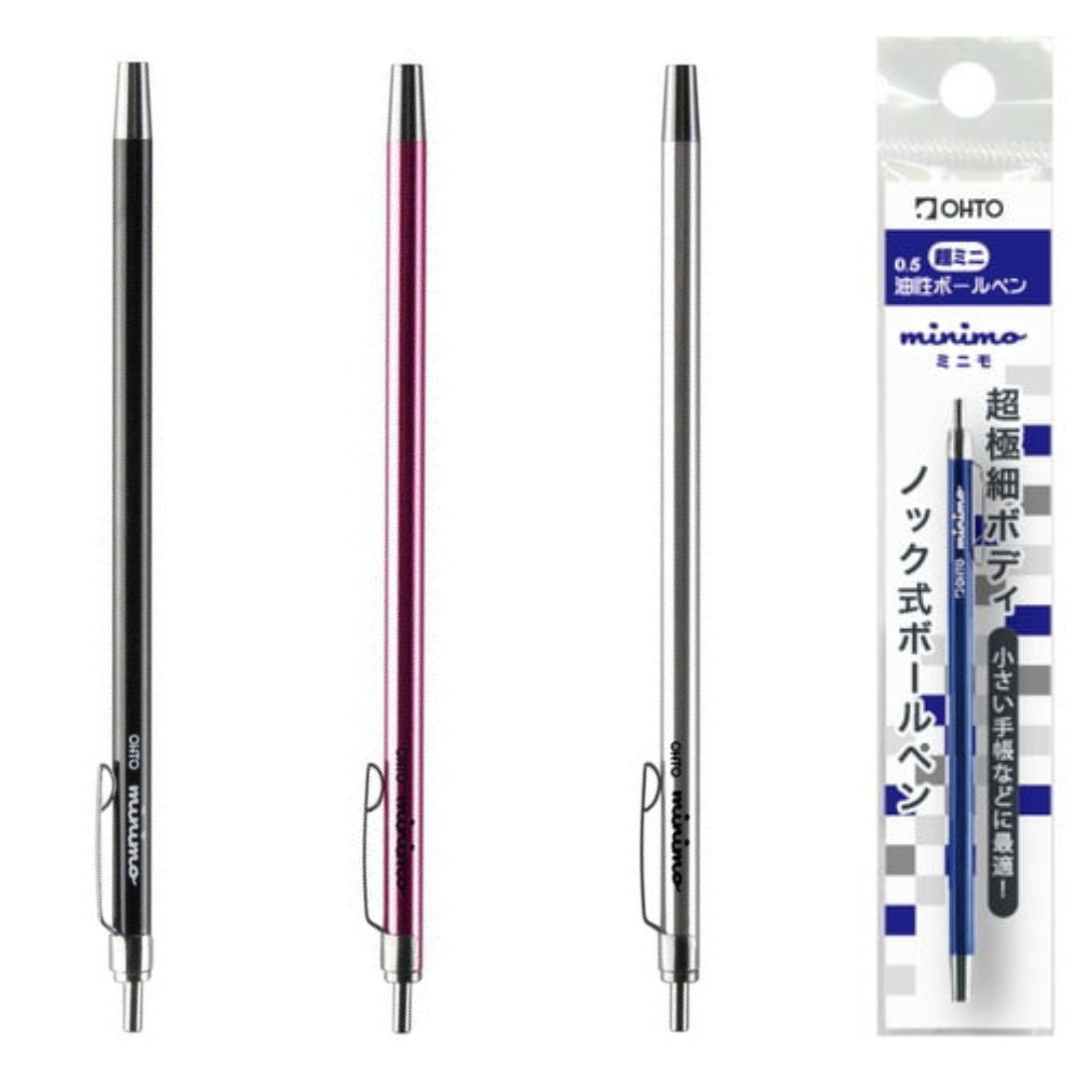 OHTO Minimo Ballpoint Pen - 0.5 & 0.7 mm