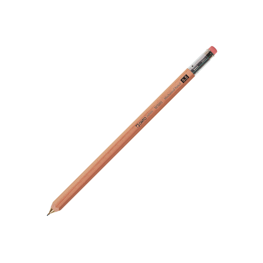 Ohto Wooden Mechanical Pencil - 0.5 mm