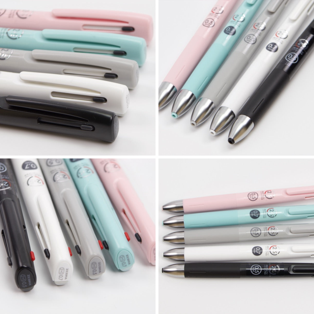 Zebra bLen 2+S 2 Color 0.5 mm Ballpoint Multi Pen & 0.5 mm Mechanical Pencil