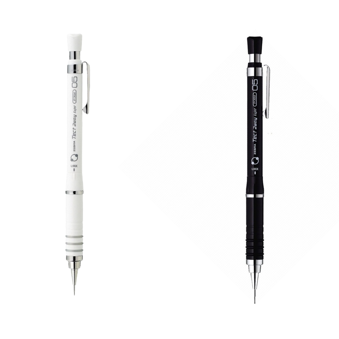 Zebra Tect 2way Light Drafting Pencil - 0.5 mm