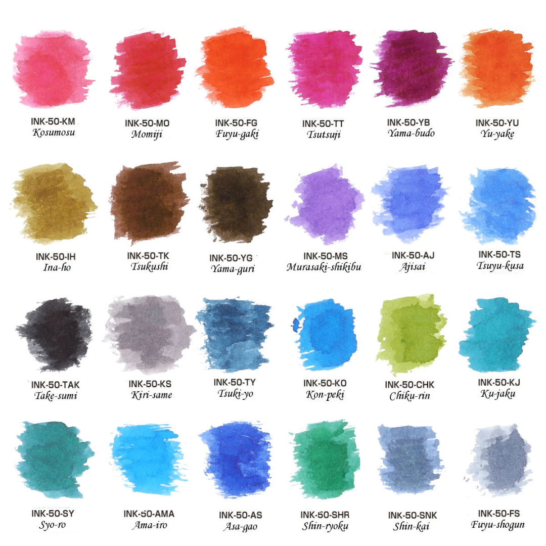 Pilot Iroshizuku Ink Bottle - 50 ML - Ajisai (Blue Purple)