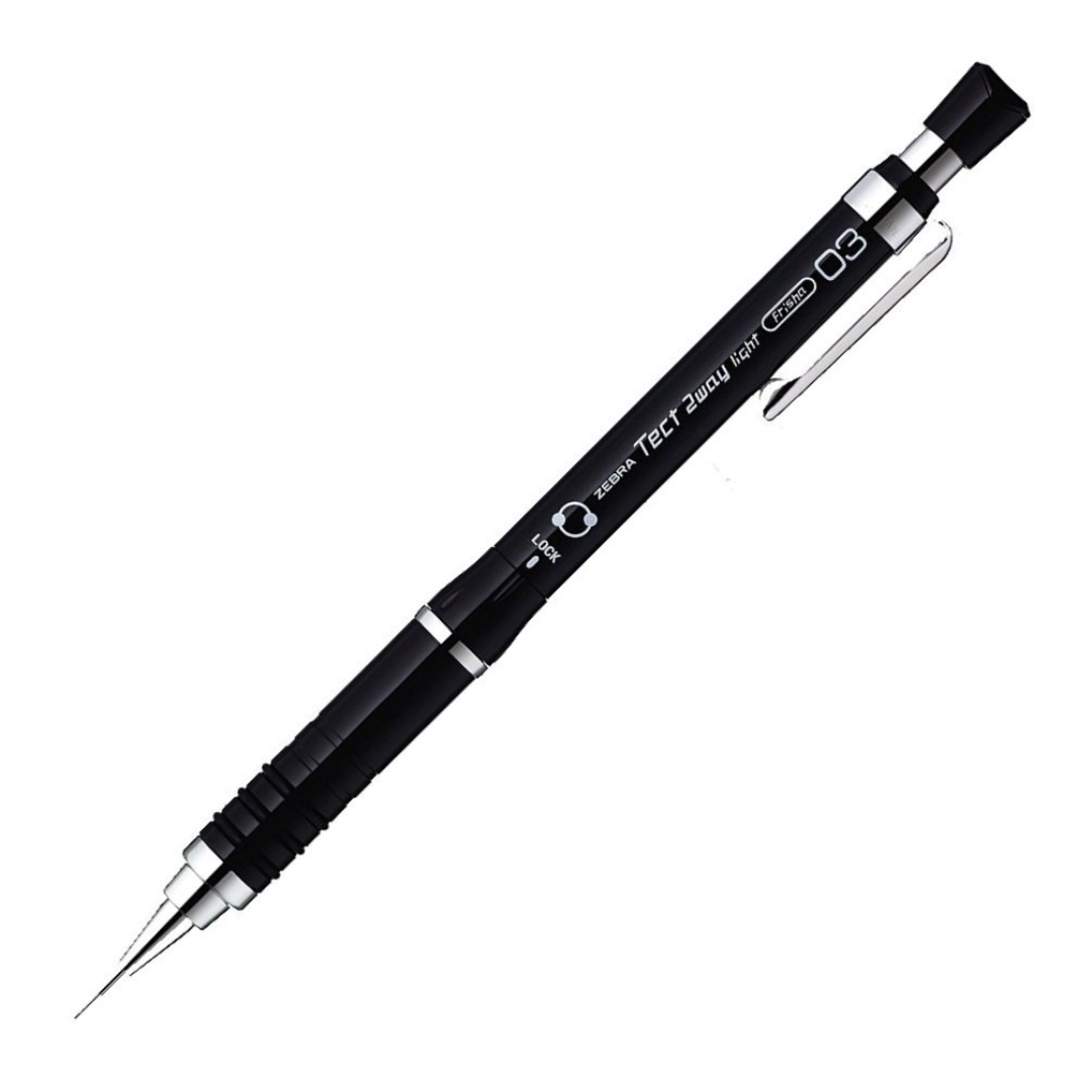 Zebra Tect 2way Light Drafting Pencil - 0.3 mm