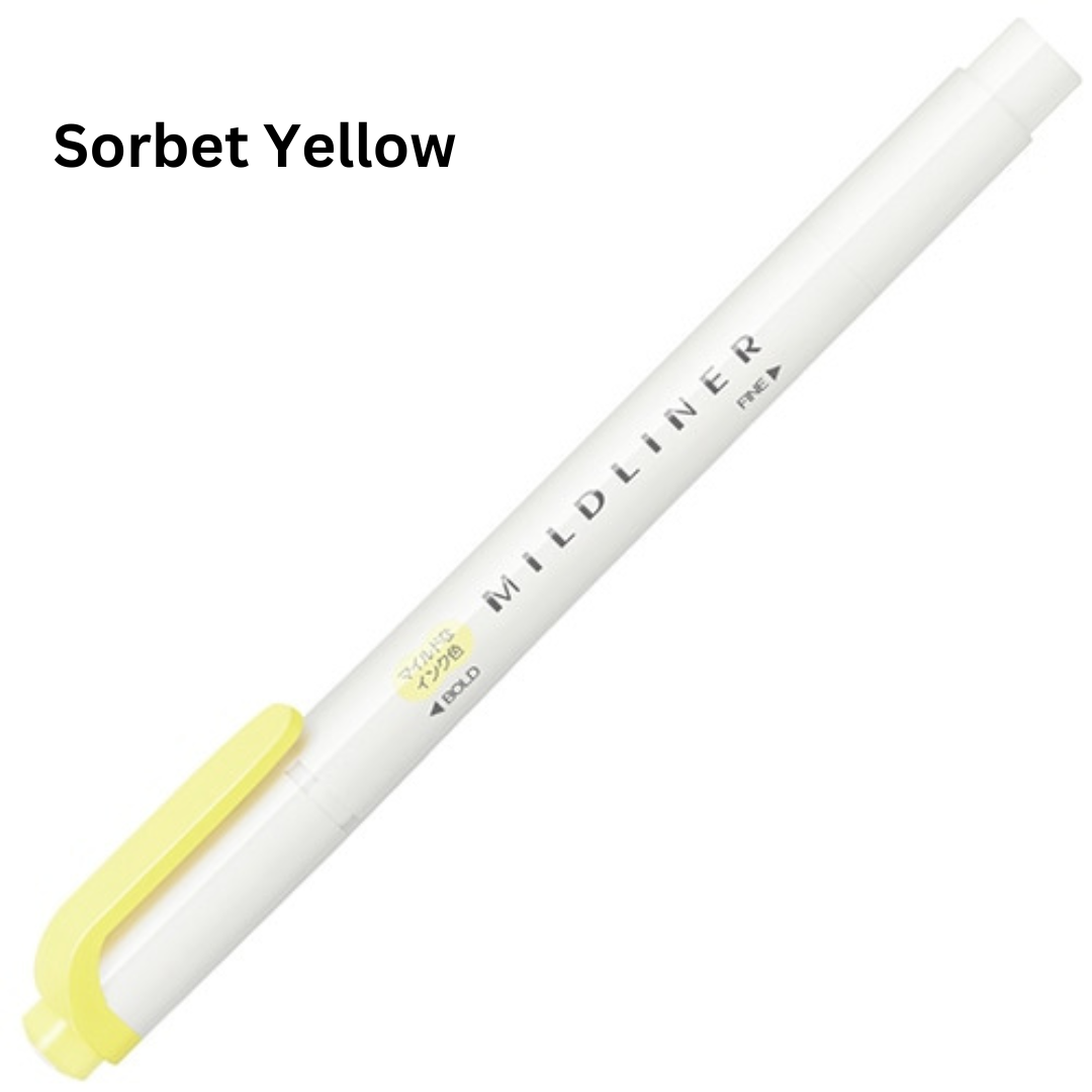 Zebra Mildliner Double-Sided Pastel Highlighter - Single