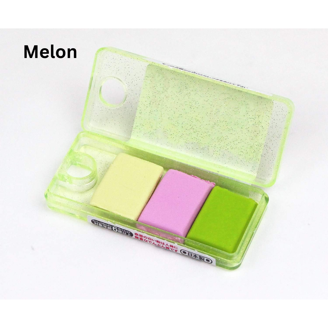 Lemon eraser 3 colors pastel Kneaded Erasers