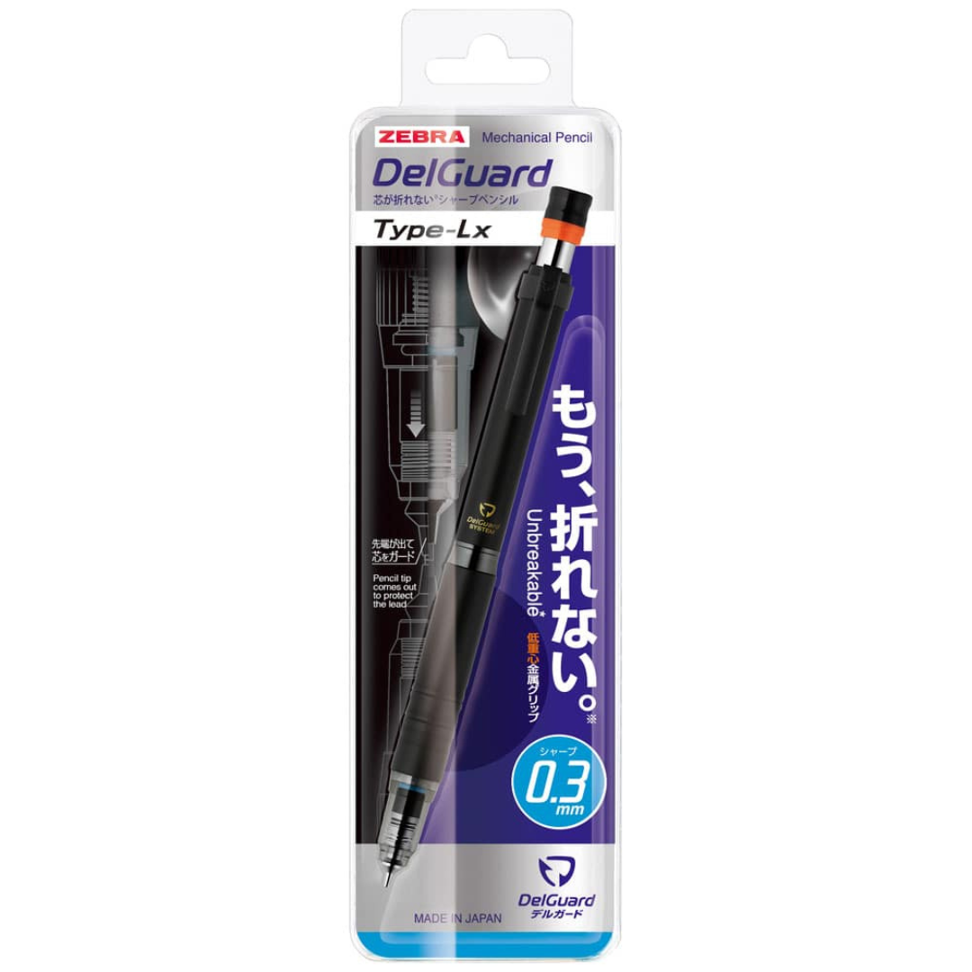 Zebra DelGuard Type-Lx Mechanical Pencil - 0.3 mm