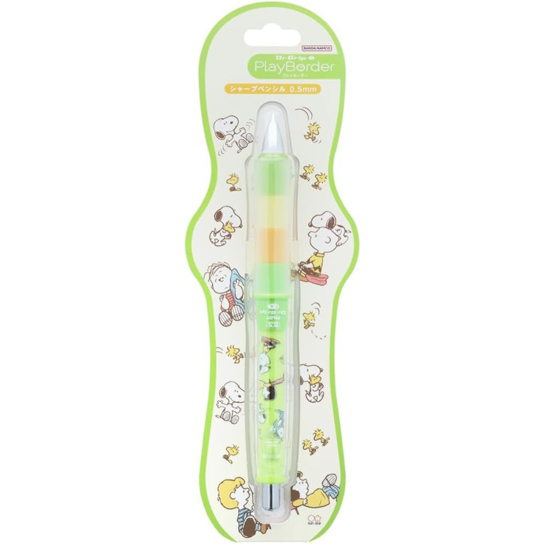 Pilot Dr. Grip Play Border Shaker Mechanical Pencil - 0.5 mm - Snoopy Pattern C