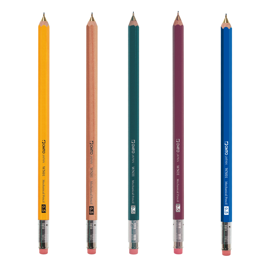 Ohto Wooden Mechanical Pencil - 0.5 mm