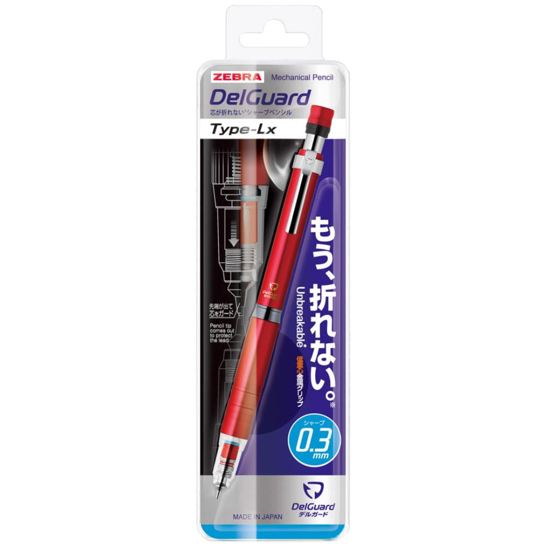 Zebra DelGuard Type-Lx Mechanical Pencil - 0.3 mm