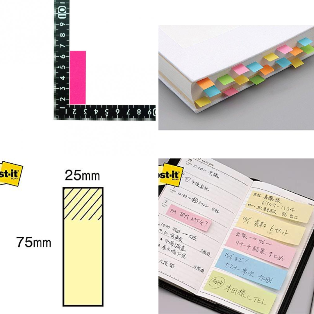 3M Post-It Multicolor Heading Sticky Notes