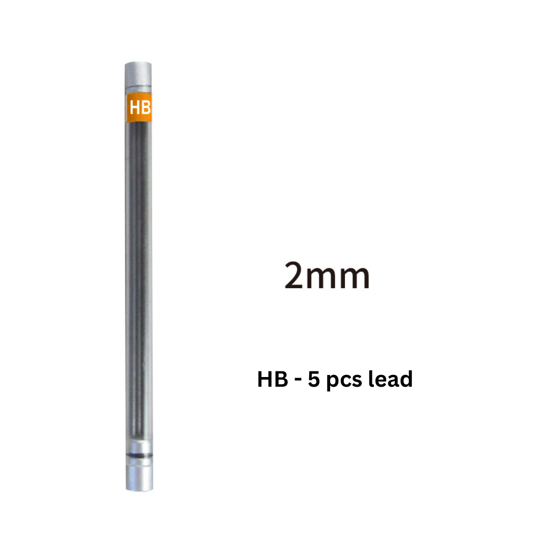 Ohto Wooden Mechanical Pencil, Sharpener & Leads - 2.0 mm