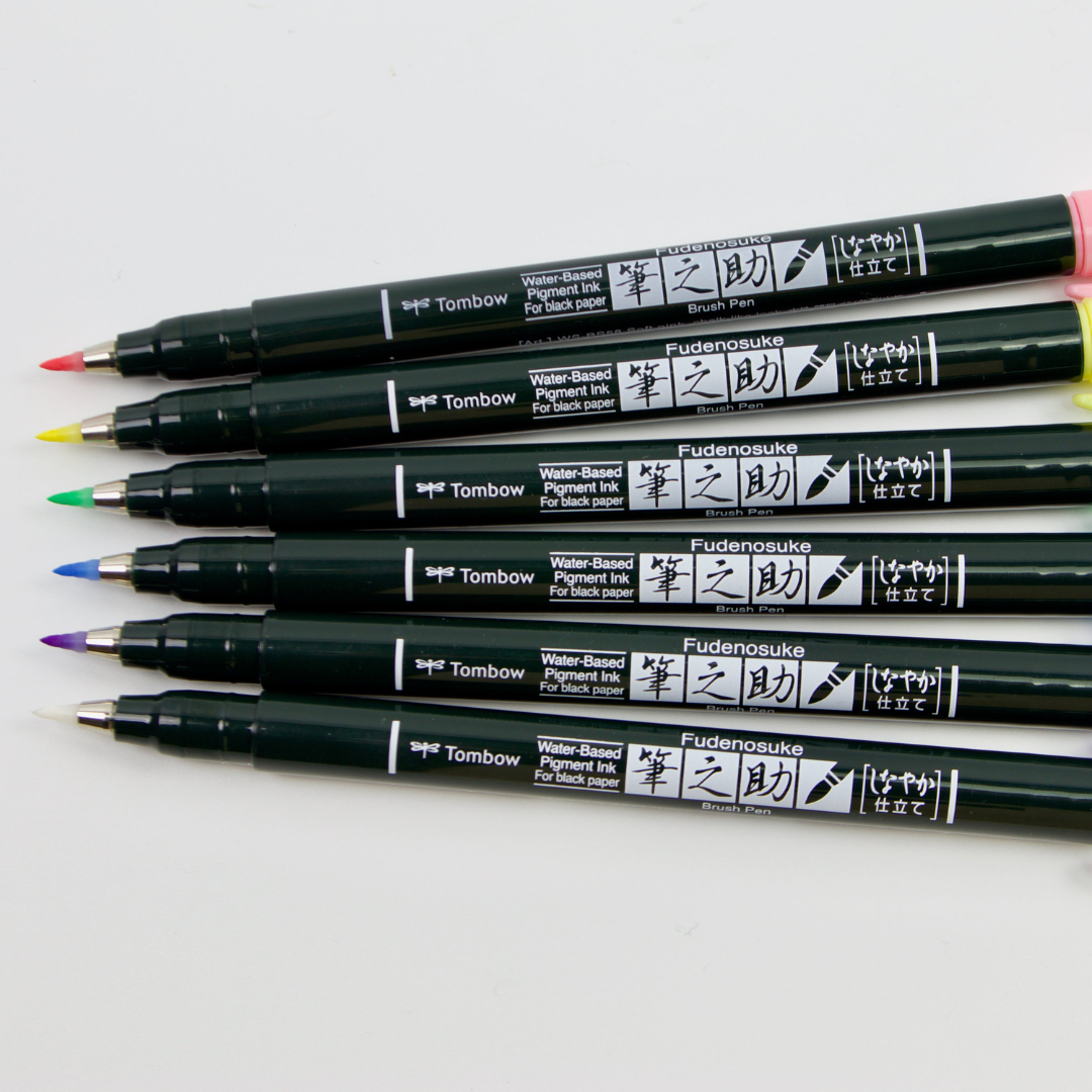 Tombow Fudenosuke Brush Pen - Soft - Single