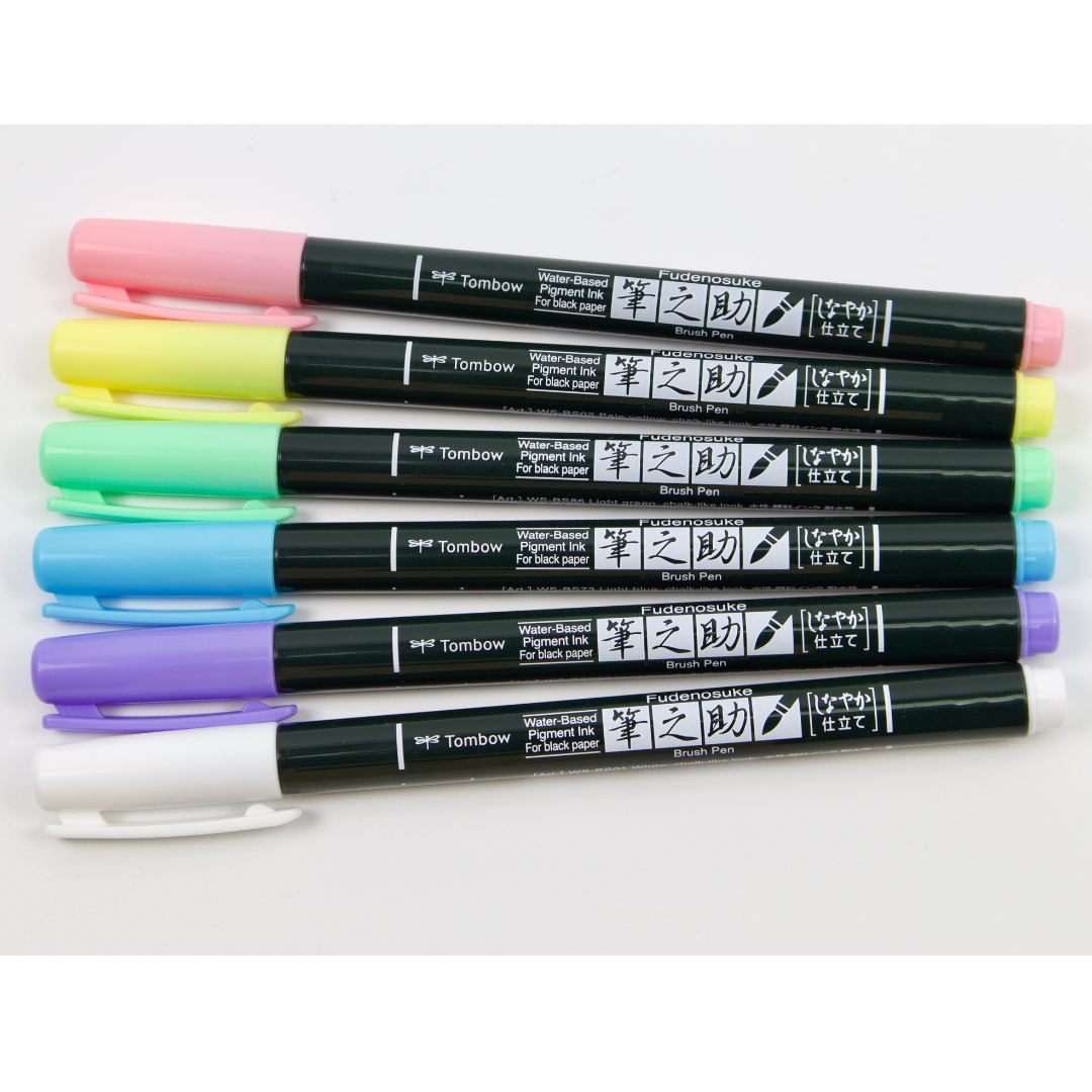 Tombow Fudenosuke Brush Pen - Soft - Single